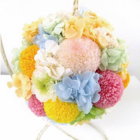 Hand-ball flower bouquet